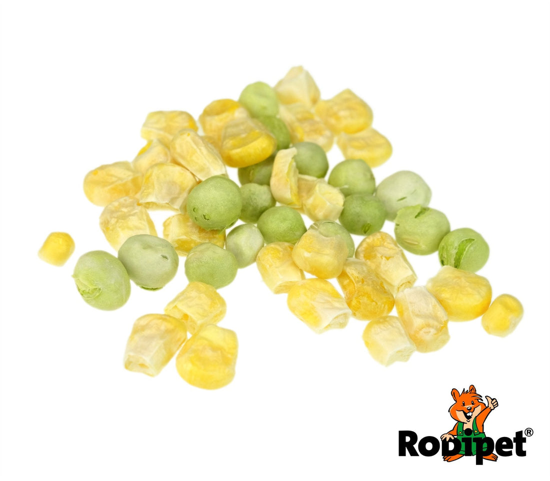 🇩🇪Rodipet純天然有機凍乾粟米碗豆70G - FatFatPetShopHK