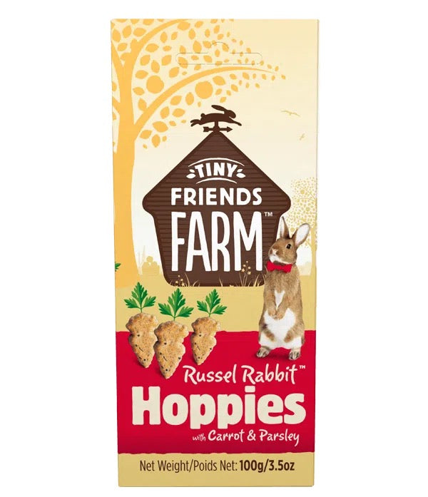 Supreme 小寵物莊園 胡蘿蔔&amp;歐芹餅乾Russel Rabbit Hoppies 100g
