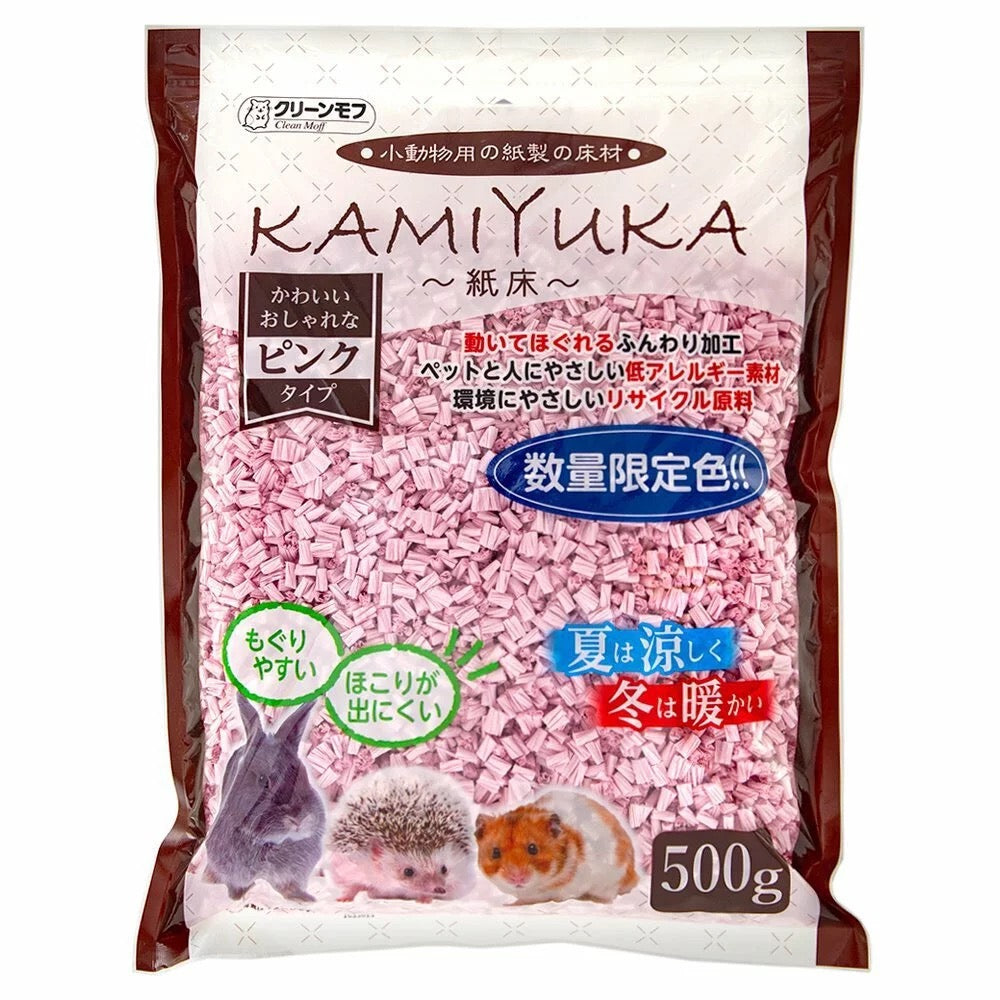 3包以上$59! Kamiyuka 日本無塵清爽吸水紙床墊材-櫻花粉紅色500g