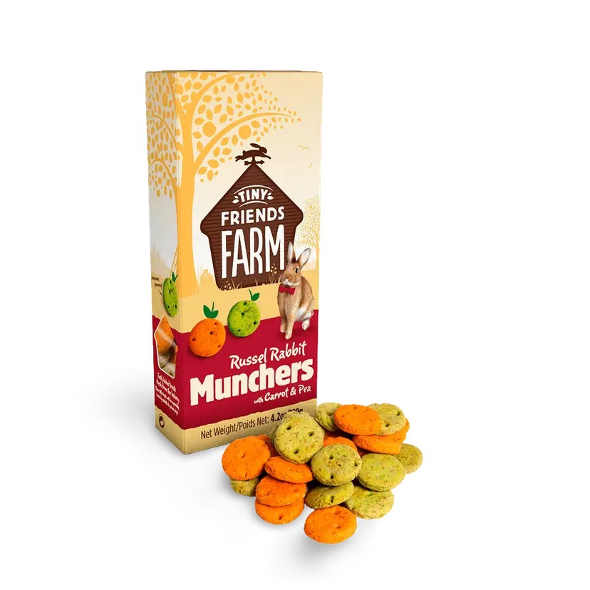 Supreme 小寵物莊園 胡蘿蔔&amp;豌豆Russel Rabbit Munchers 120g