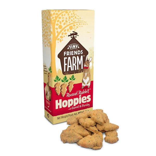 Supreme 小寵物莊園 胡蘿蔔&amp;歐芹餅乾Russel Rabbit Hoppies 100g
