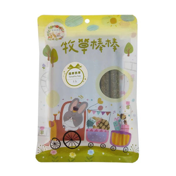 兔女郎點心吧 提摩西牧草磨牙棒棒 7入
