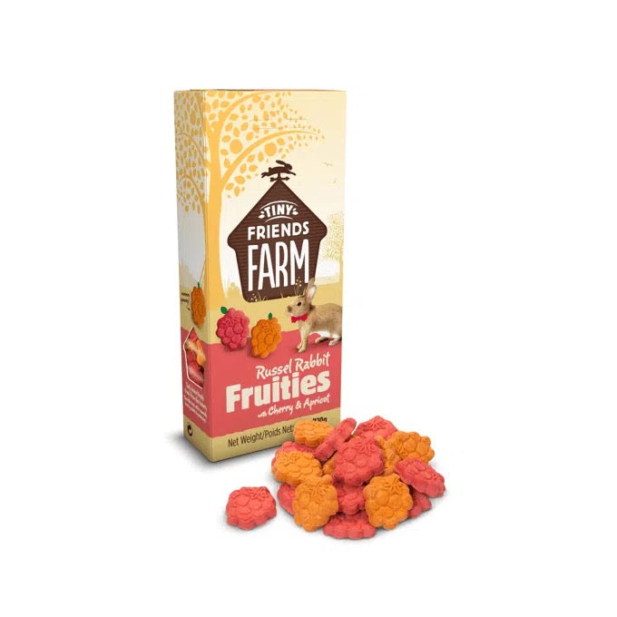 Supreme 小寵物莊園 櫻桃&amp;杏子水果餅乾 Russel Rabbit Fruities 120g