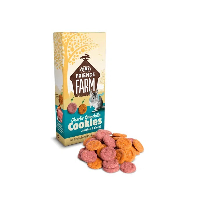 Supreme 小寵物莊園 葡萄乾&amp;胡蘿蔔餅乾 Charlie Chinchilla Cookies 120g