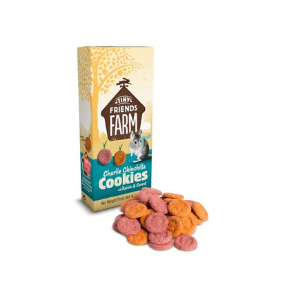 Supreme 小寵物莊園 葡萄乾&amp;胡蘿蔔餅乾 Charlie Chinchilla Cookies 120g