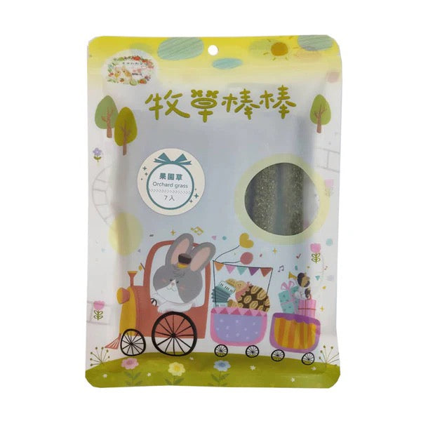 兔女郎點心吧 果園草牧草磨牙棒棒 7入