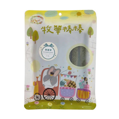 兔女郎點心吧 果園草牧草磨牙棒棒 7入