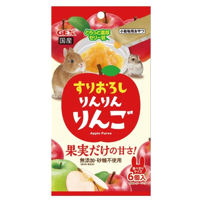 GEX 蘋果蓉果凍小動物零食 - 5g x 6