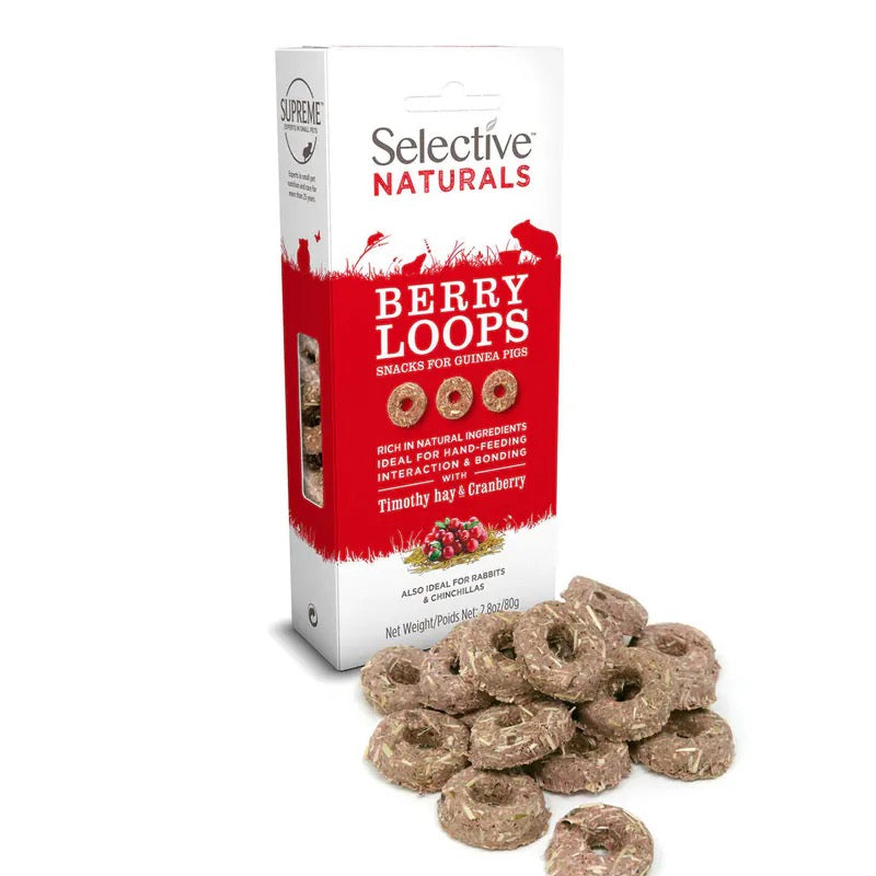 Supreme 提摩西草x蔓越莓圈圈餅草餅 Berry Loops 80g