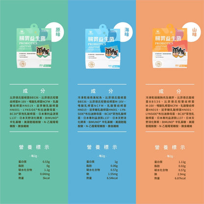 汪喵星球 腸胃益生菌 1盒30包 原味 - 肥肥寵物用品FatFatPetShop