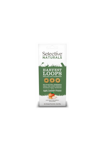 Supreme 天然豐收蘋果，亞麻仁籽&amp;花生圈 Naturals Harvest Loops 80g