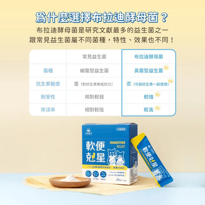 汪喵星球 軟便剋星 盒裝20包 - 肥肥寵物用品FatFatPetShop