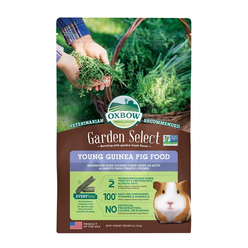 Oxbow GS 幼年葵鼠 天竺鼠主糧 - 4lb Garden Select Young Guinea Pig Food