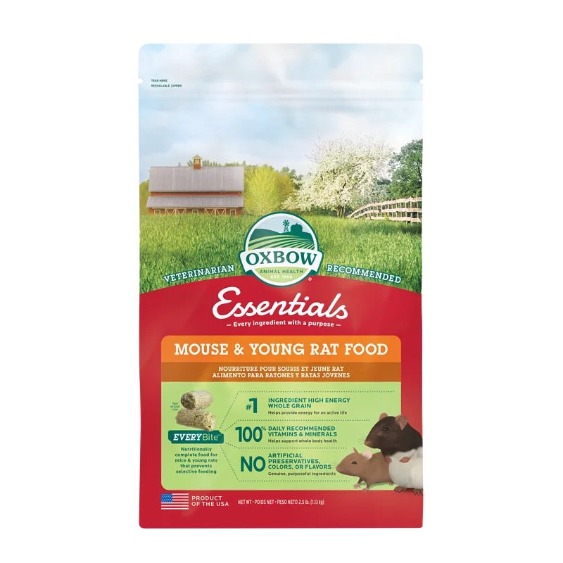 Oxbow Essentials 幼年花枝鼠糧 - 2.5lb