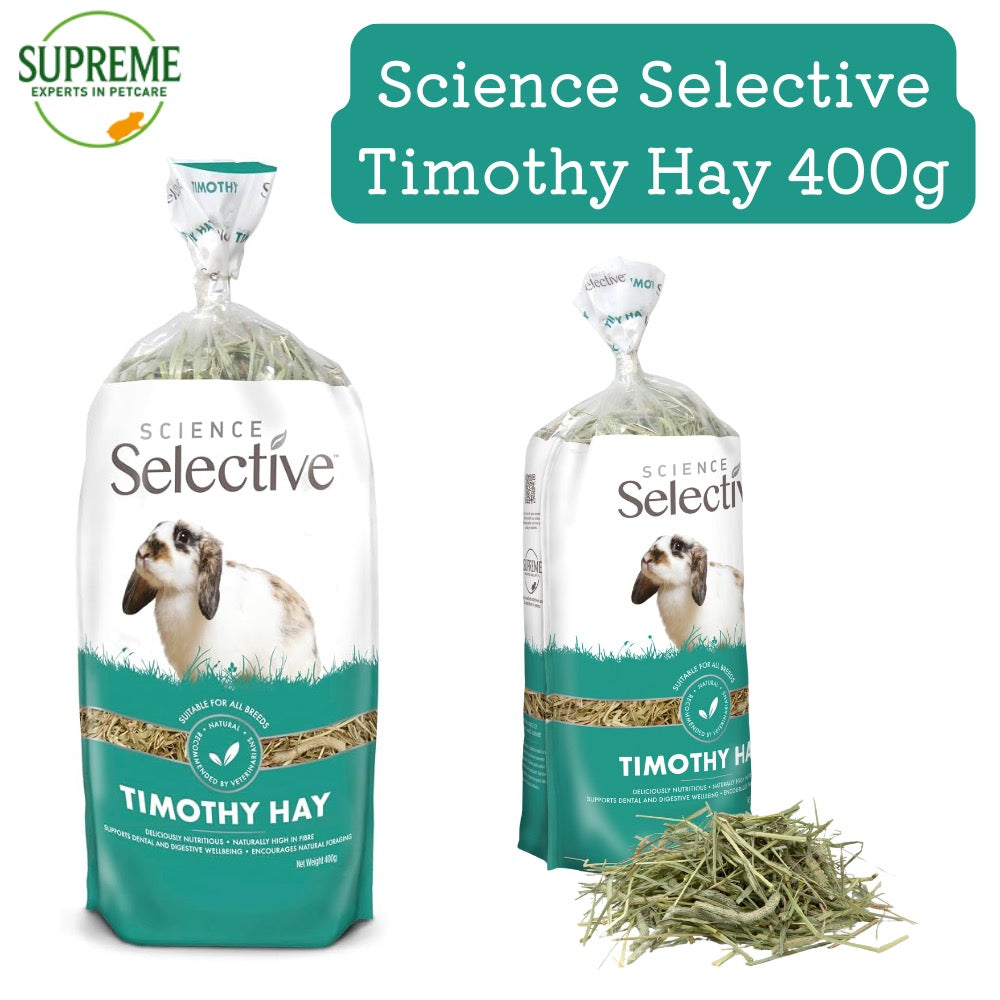 Supreme Science Selective 一割提摩西草 Timothy Hay 400g/2kg (草花穗較多)