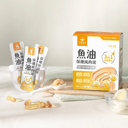 汪喵星球 魚油保健純肉泥雞肉口味 (犬貓用) 體驗裝 兩條