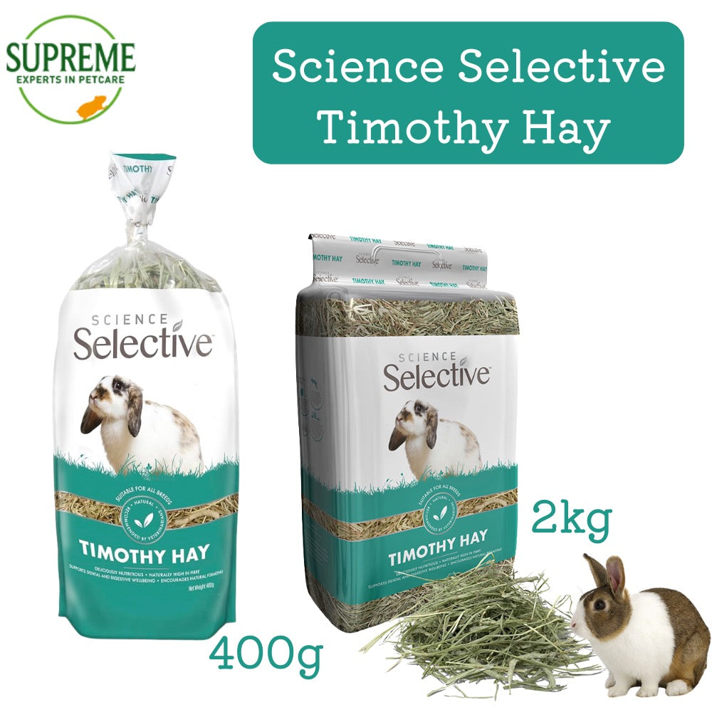 Supreme Science Selective 一割提摩西草 Timothy Hay 400g/2kg (草花穗較多)