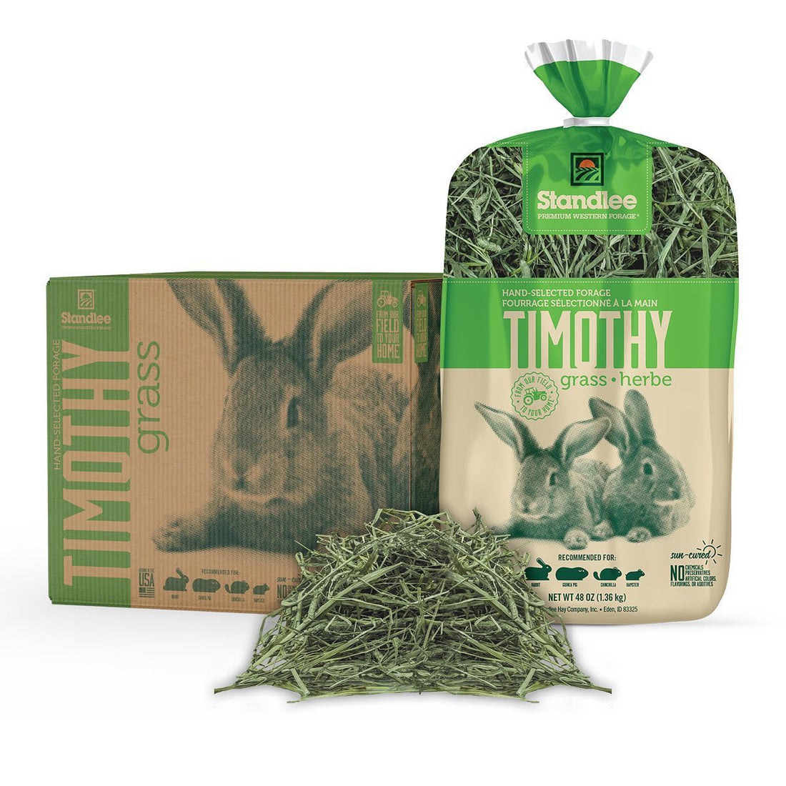 Standlee 全人手挑選 美國提摩西草 Timothy hay 48oz(刁嘴小動物首選)