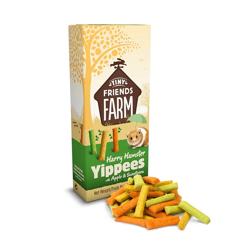 Supreme 小寵物莊園 蘋果&amp;水果玉米條 Harry Hamster Yippees 120g