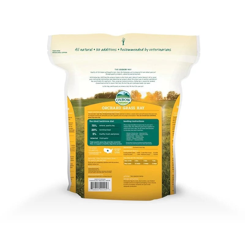 Oxbow 果樹草 Orchard Grass Hay - 15oz