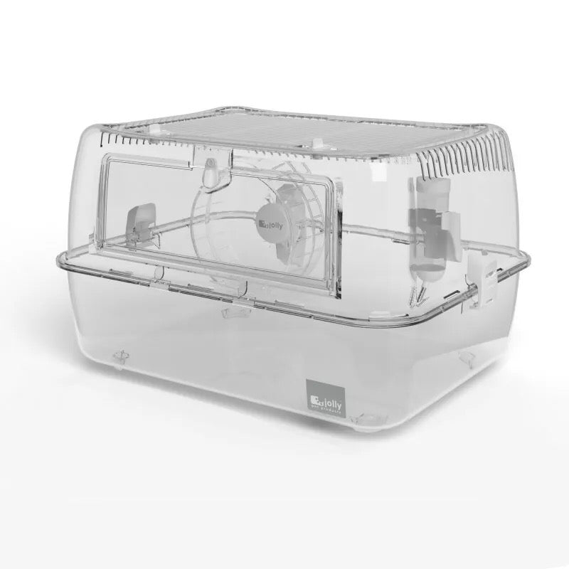 Jolly 晴空透明倉鼠籠 - 套裝版 50cm (包括跑輪及飲水器)