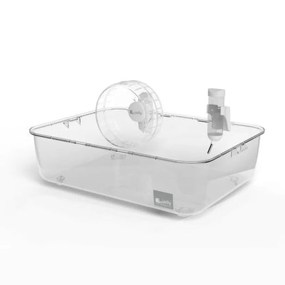 Jolly 晴空透明倉鼠籠 - 套裝版 50cm (包括跑輪及飲水器)