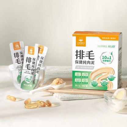 汪喵星球 排毛保健純肉泥雞肉口味 (犬貓用) 體驗裝 兩條