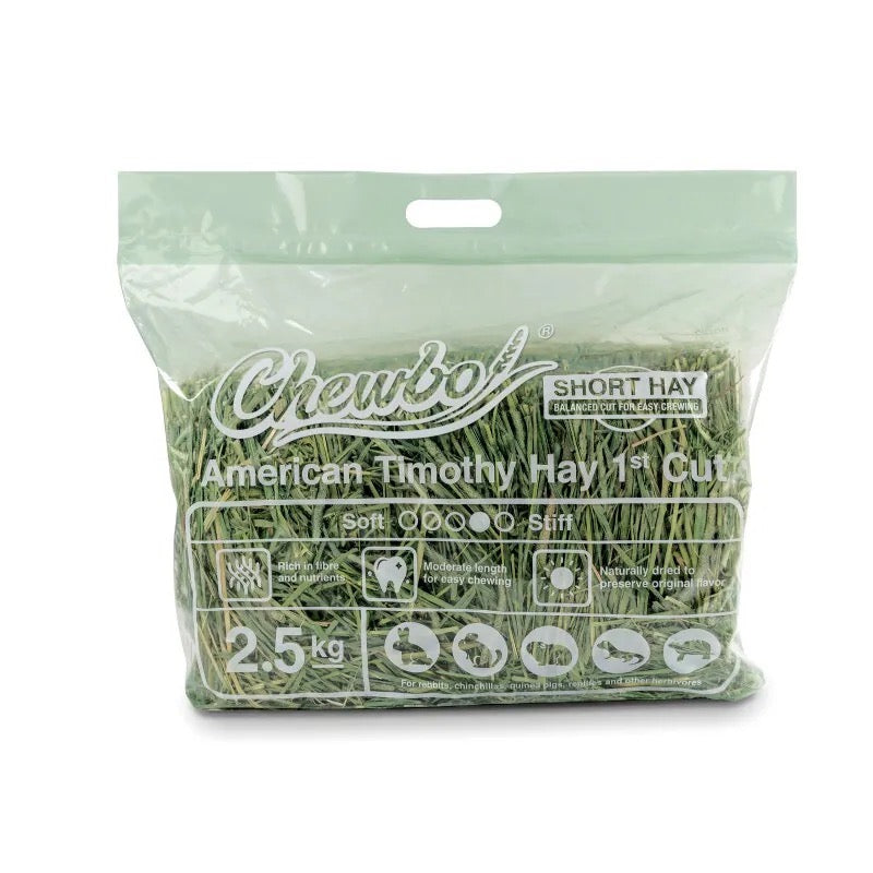 New!Chewbo 美國一割提摩西草 (短切) 環保版 Short Cut 2.5kg