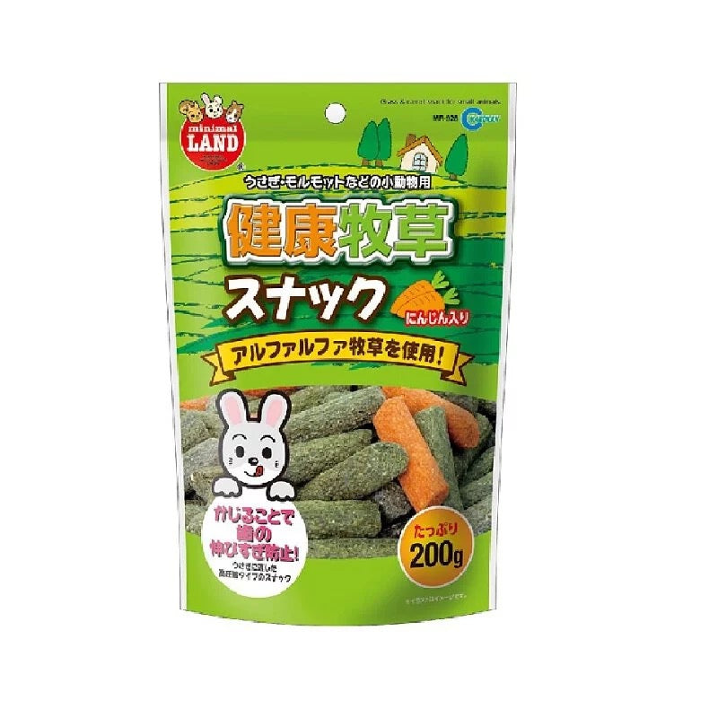 Marukan 磨牙健康牧草蘿蔔條 - 200g