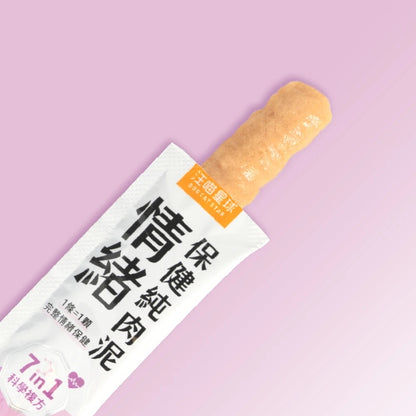汪喵星球 情緒保健純肉泥雞肉口味 (犬貓用) 體驗裝 兩條