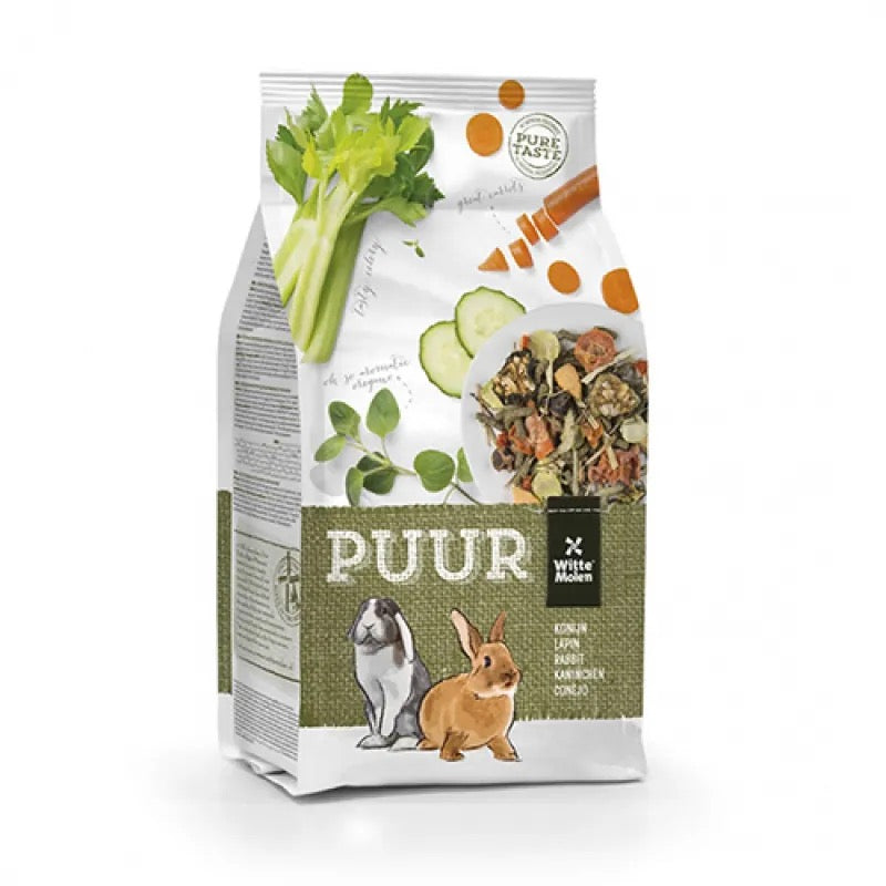 Witte Molen Puur 蔬菜成兔兔糧 - 2kg