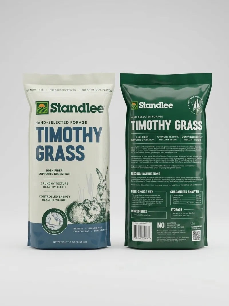 新包裝~Standlee 全人手挑選 美國提摩西草 Timothy hay 18oz(刁嘴小動物首選)