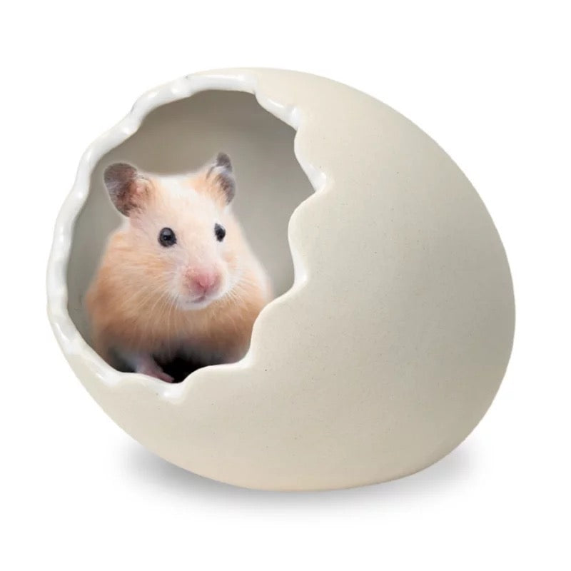 Marukan 倉鼠可愛蛋型瓷屋 - 中