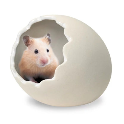 Marukan 倉鼠可愛蛋型瓷屋 - 中