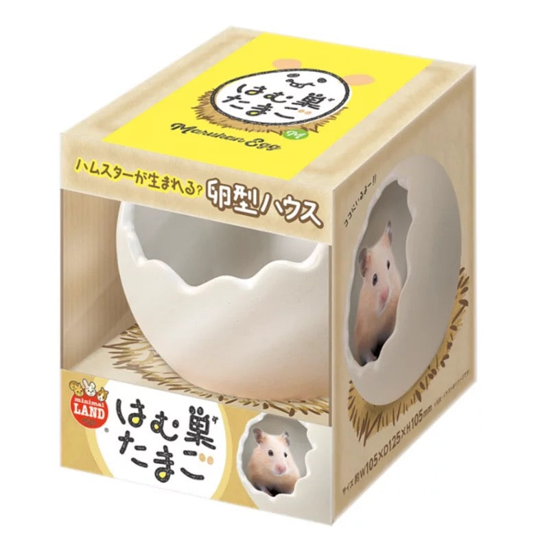 Marukan 倉鼠可愛蛋型瓷屋 - 中