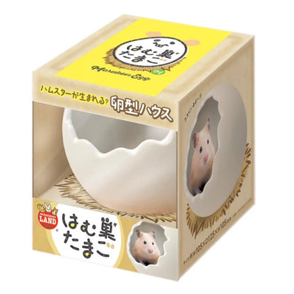 Marukan 倉鼠可愛蛋型瓷屋 - 中