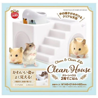 Marukan 倉鼠二階樹脂躲避白屋