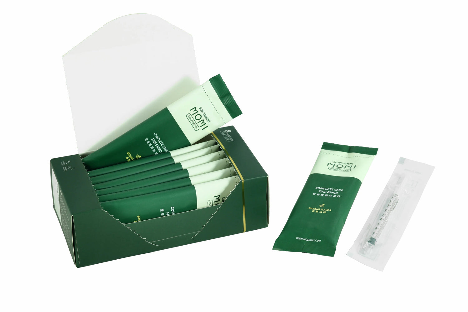 Momi Complete Care 營養護極幼草粉 - 香蕉味 64g (獨立包裝) (副本)