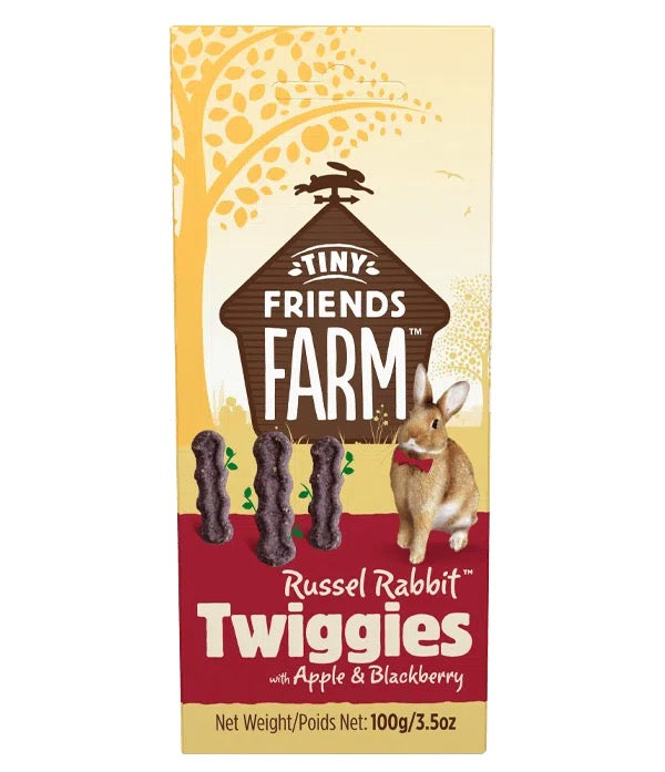 Supreme 小寵物莊園 蘋果&amp;黑莓餅乾Russel Rabbit Twiggies 100g
