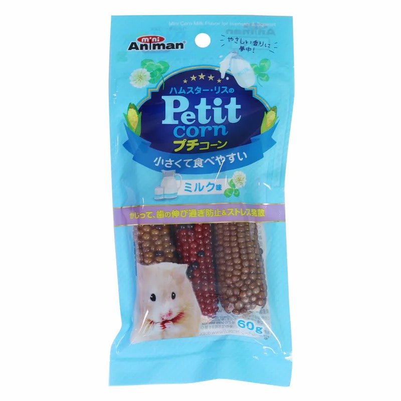 Animan 磨牙牛奶味小粟米 60g - 肥肥寵物用品FatFatPetShop