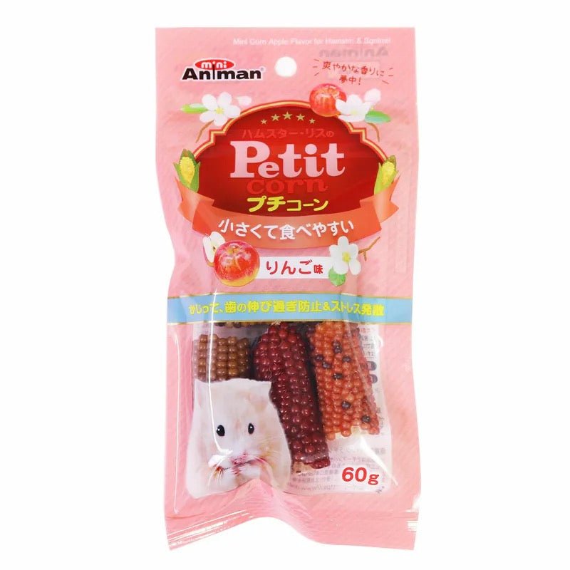 Animan 磨牙蘋果味小粟米 60g - 肥肥寵物用品FatFatPetShop