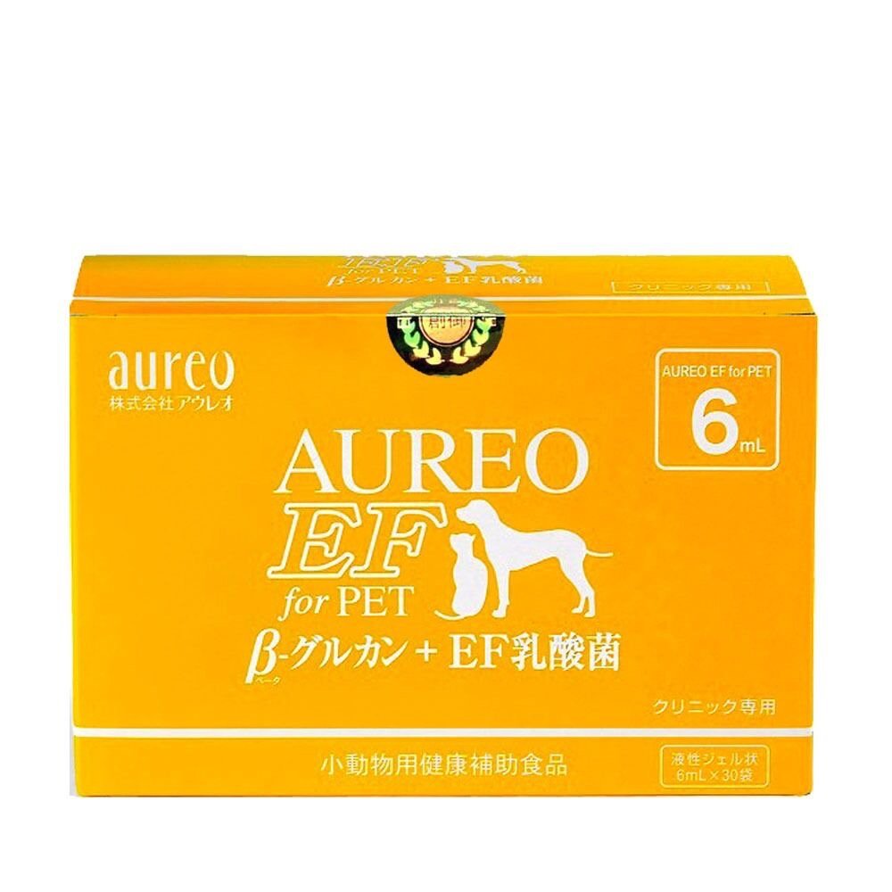 AUREO EF For Pet 黃金黑酵母 盒裝 6mlx30包 貓狗鼠兔適用(增強抵抗力／腸胃保健／促進代謝／毛髮柔順) - 肥肥寵物用品FatFatPetShop