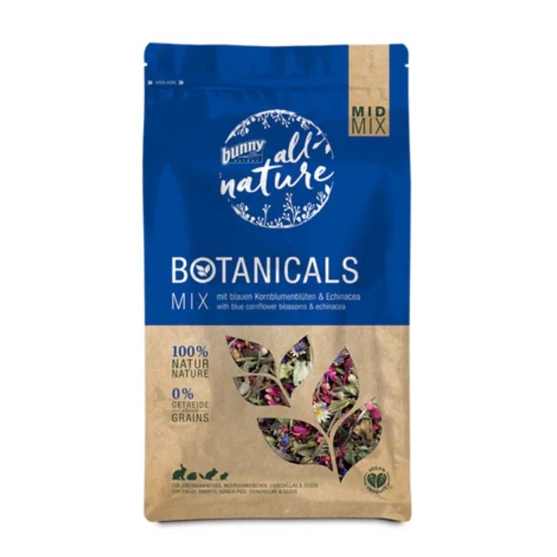Bunny Nature 綜合天然草本混合 - 藍矢車菊與紫錐花 120g - 肥肥寵物用品FatFatPetShop