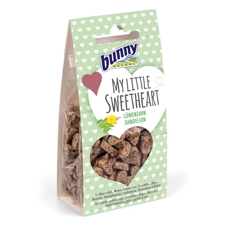 Bunny Nature 蒲公英小動物心形小食 - 30g - 肥肥寵物用品FatFatPetShop