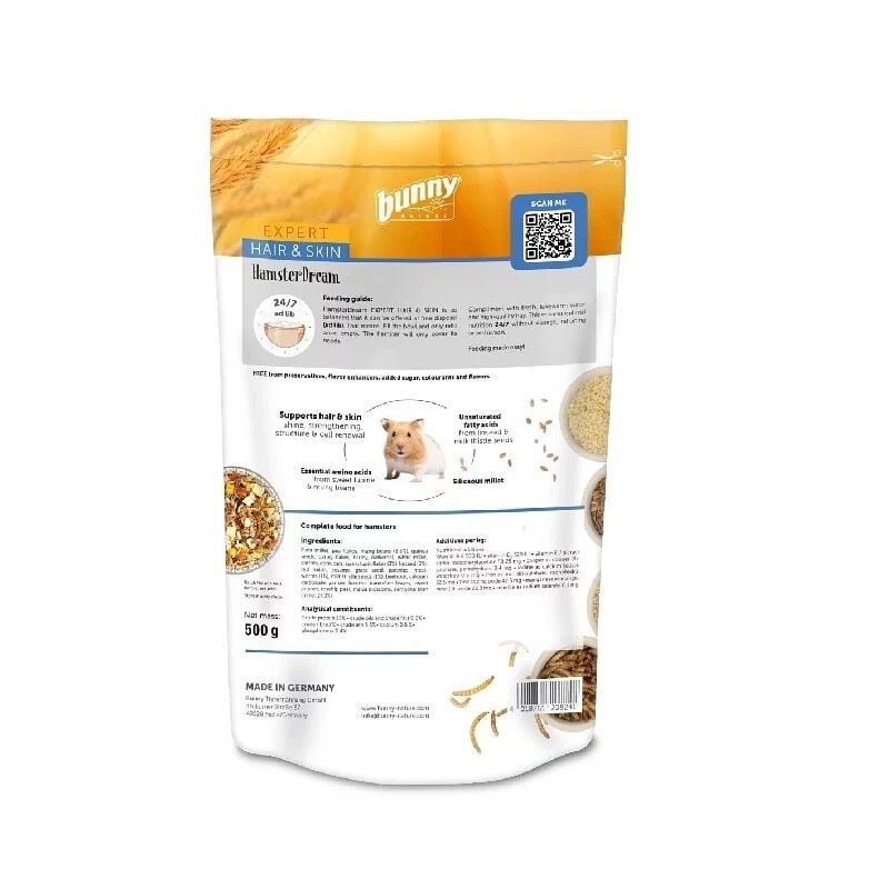 Bunny Nature 專業熊仔鼠美毛糧 - 500G - 肥肥寵物用品FatFatPetShop