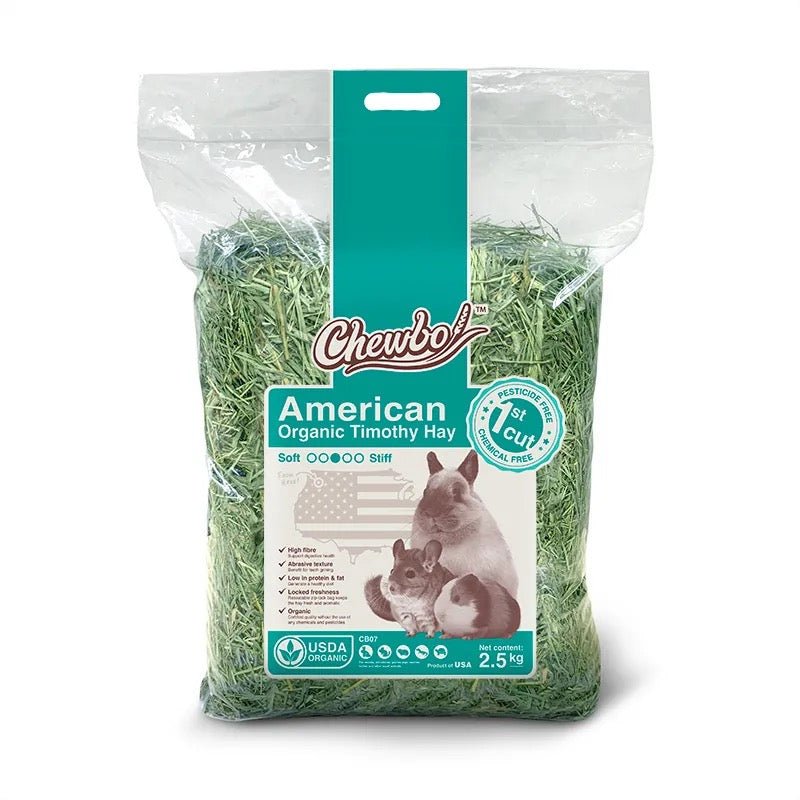 Chewbo 美國有機提摩西草一割 Timothy Hay 1st cut - 2.5kg - 肥肥寵物用品FatFatPetShop