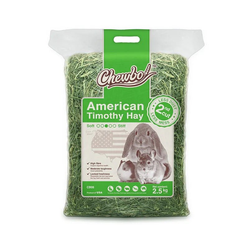 Chewbo 美國提摩西草二割 Timothy hay 2nd cut - 2.5kg - 肥肥寵物用品FatFatPetShop