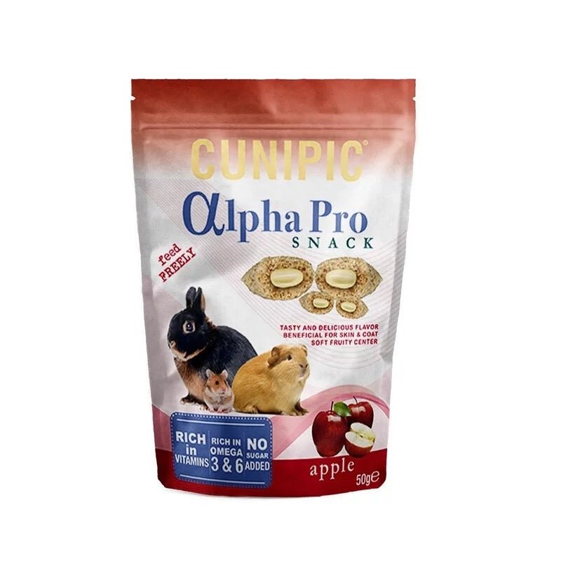 Cunipic 穀物膨化蘋果醬夾心脆脆果 50g - 肥肥寵物用品FatFatPetShop