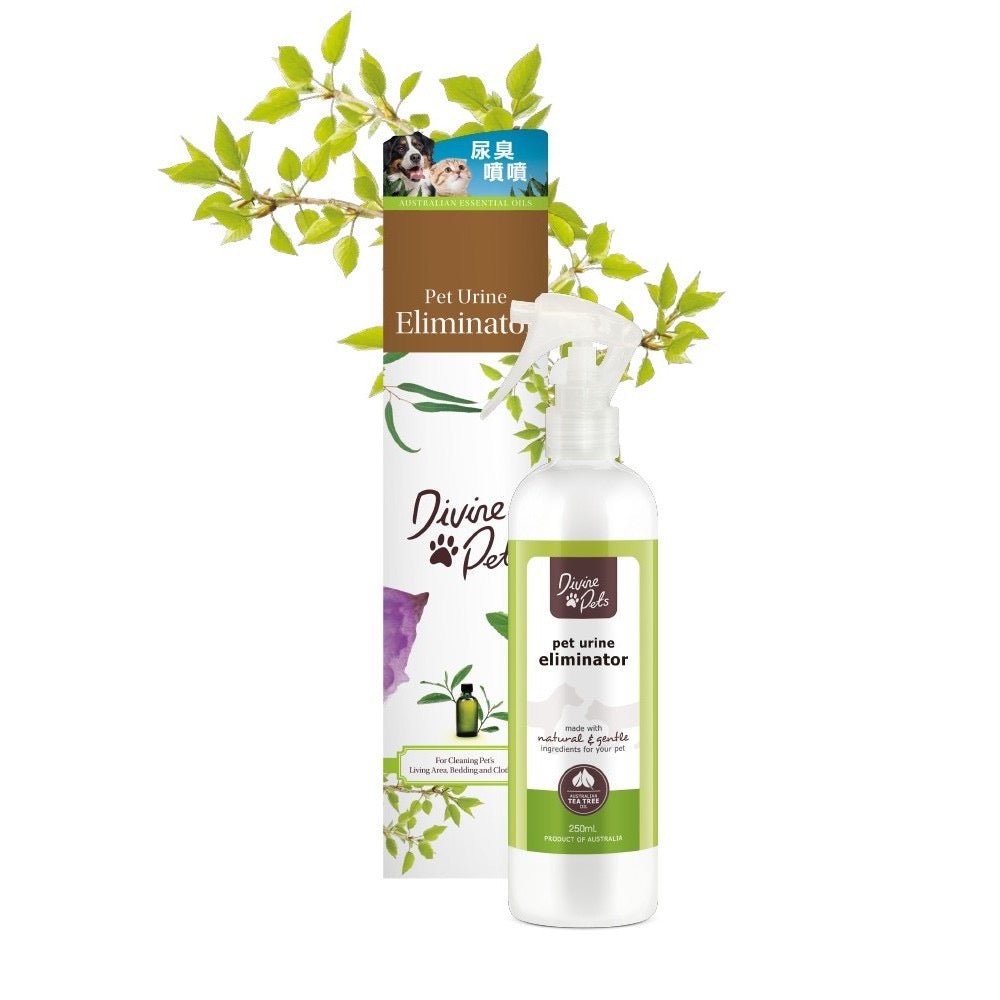 Divine Pets 澳洲草本精油尿臭噴霧 Pet Urine Eliminator 250ml - FatFatPetShop 肥肥寵物用品 ψ(｀∇´)ψ