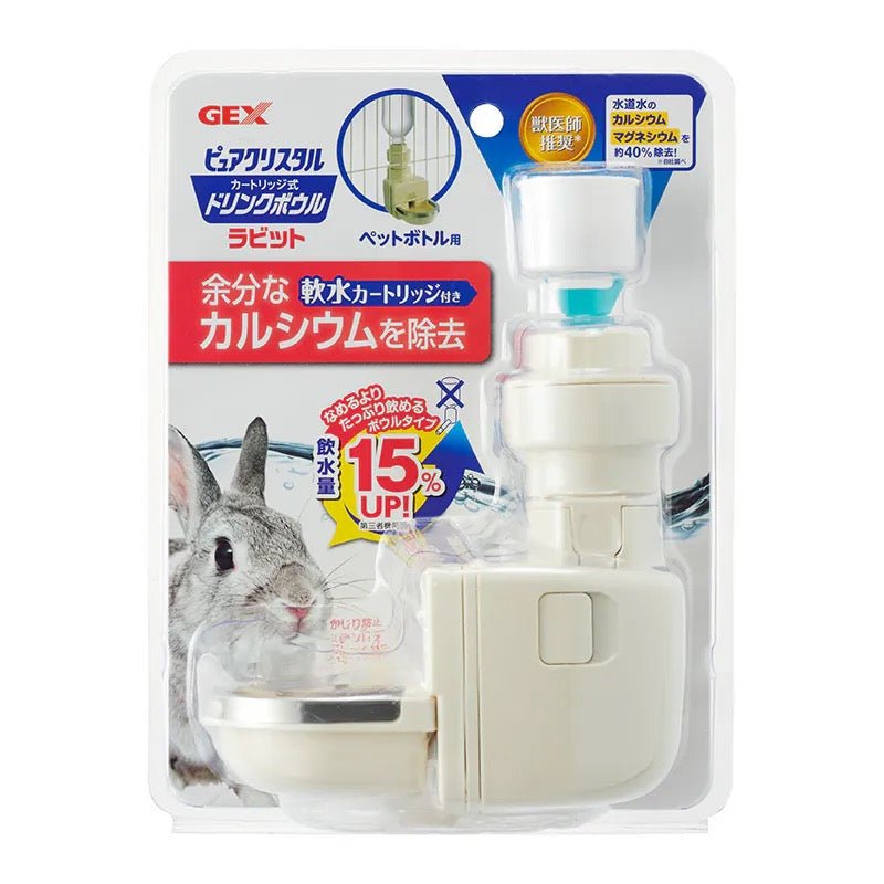 Gex 兔用濾水內碗型飲水機 18x9x24cm - 肥肥寵物用品FatFatPetShop